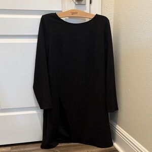 Vince Camuto Classic Black Long Sleeve Dress